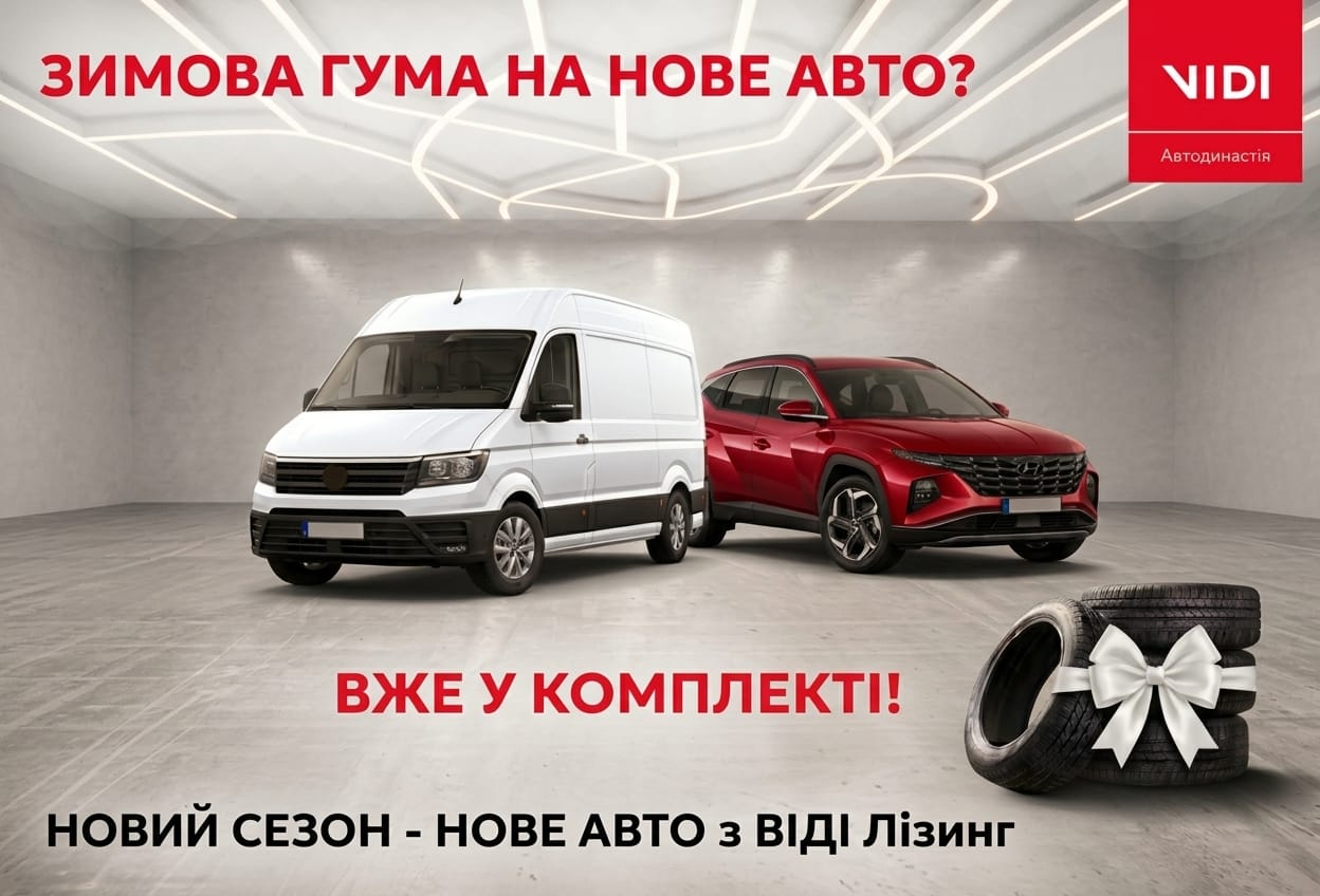 ЗИМОВА ГУМА НА НОВЕ АВТО ДЛЯ БІЗНЕСУ