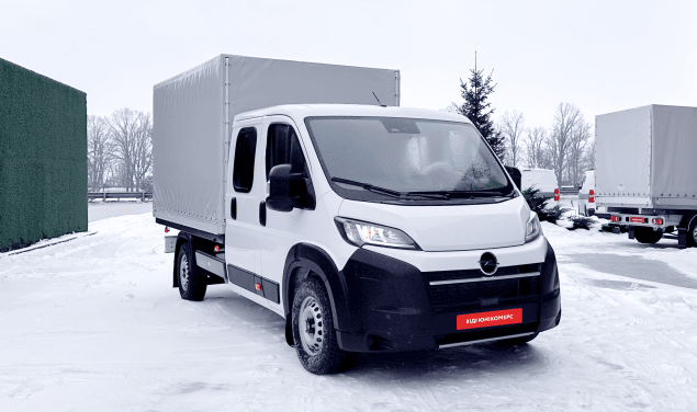 Opel Movano Бортовий автомобіль з тентом 7 місць